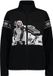 CMP Fleece met volledige rits voor dames, grijs, wit, zwart, XS, polyester