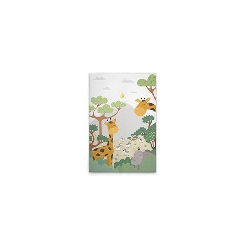 A.S. Création Canvasafbeelding jungle kinderkamer - wandafbeelding in groen, bruin - 40 x 60 cm - DD131747