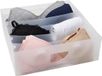 Gerimport Organiseur de sous-vêtements - Plastique - 6 compartiments - Transparent