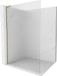 Mexen Kioto L paroi de douche Walk-in 110 x 200 cm, rayures, or