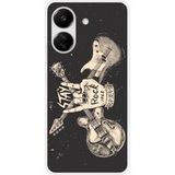 Xiaomi Redmi 13C 4G Stay rock bedrukt siliconen hoesje