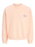JACK&JONES JORMENTON TYPO SWEAT CREW NECK Heren Peach Melba M