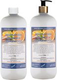 Claudius Cosmetics B.V. Bodylotion Sweet Orange & Cedarwood 1 Liter - met gouden pomp - set van 2 stuks
