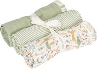 Little Dutch Safari Wonders Omslagdoek Set - 70 x 70 cm - Groen