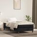 Maison Exclusive - Cadre de lit avec sommier tapissier, noir, 100 x 200 cm, velours
