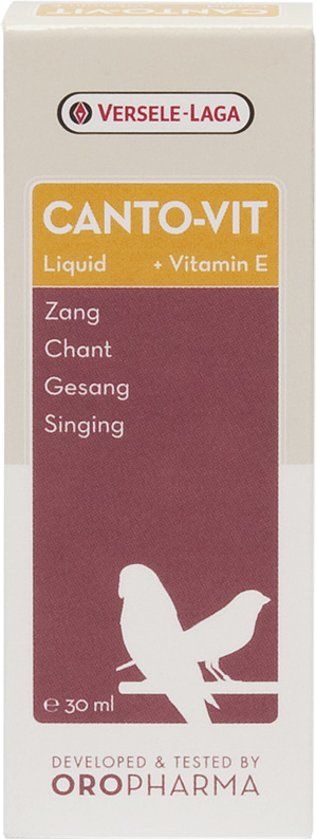 Versele-Laga Oropharma Canto-Vit Liquid Zang&Vitamine E 30 ml