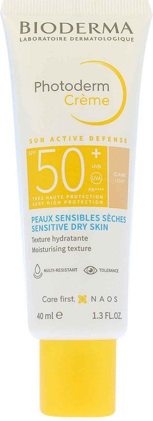 Bioderma Photoderm Créme Ochranný Tónovaný Krém Na Obličej Spf 50+ Light 40 Ml
