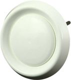 DEC INTERNATIONAL Econox B.V. Ventilatie ventielen kunststof rond Ø100mm RAL 9010 met klemveren - (DAV100)