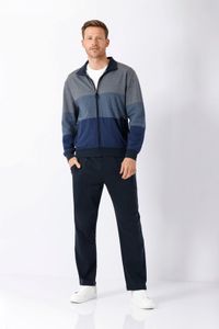 Hajo heren huispak blauwe fijne streep - Blauw - Maat 58