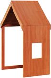 vidaXL lit cabane 60x99x139,5 cm bois de pin massif brun lavé