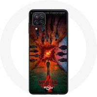 Maniacase Etui voor Samsung Galaxy A42 5G Stranger Things Seizoen 4 Poster Crews of the New Theory
