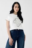 Guess T-shirt met wit strass-logo