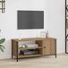 Maison Exclusive - Meuble TV, 100 x 40 x 45 cm, en panneaux de particules avec un aspect chêne artisanal