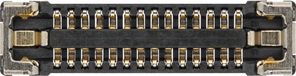 Avizar Connecteur FCP pour iPhone XS / XS Max Oreillette de remplacement, Noir