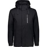 CMP Waterdichte jas met capuchon voor heren, antraciet/grijs, 4XL
