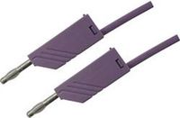 SKS Hirschmann MLN 100/2,5 VI Meetsnoer Banaanstekker 4 mm Banaanstekker 4 mm 1.00 m Violet 1 stuk(s)
