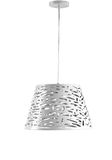 Onli Ricky Kroonluchter/Hanger Lamp Metaal Geperforeerd om Cartridge, Wit