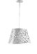 Onli Ricky Kroonluchter/Hanger Lamp Metaal Geperforeerd om Cartridge, Wit