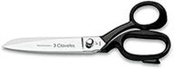 3 Claveles 9" Tailor Schaar, Nikkel, Koolstofstaal, Zwart, 23 cm (9")