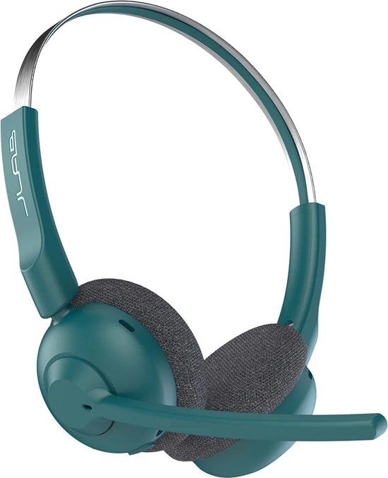 JLab Go Work Pop Headset Draadloos Hoofdband Oproepen/Muziek Bluetooth Blauwgroen
