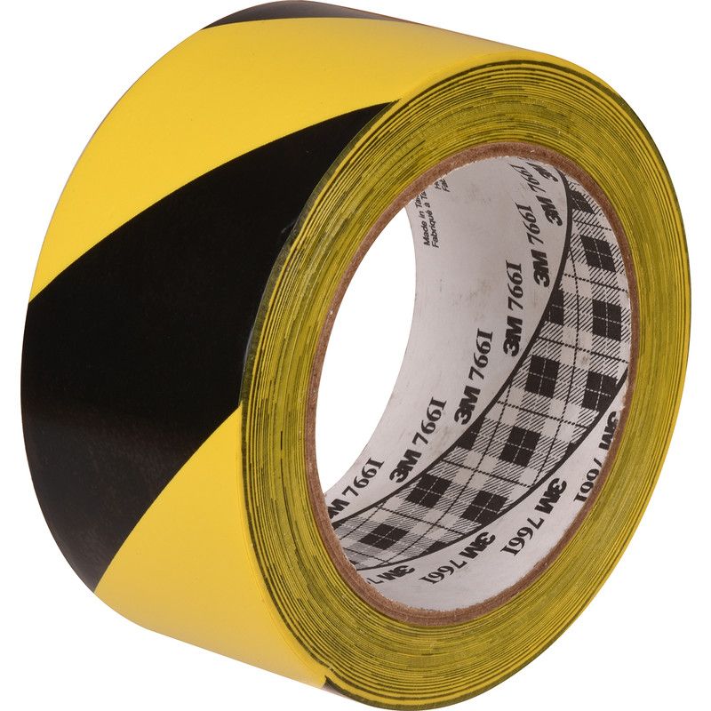 3M Scotch markeringstape zwart/geel 50mmx3