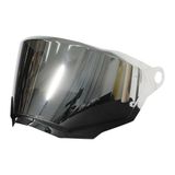 LS2 MX701 Vizier Iridium Zilver Maat