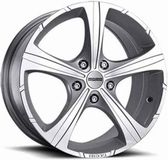 Momo Black Knight Silver 7 x 16 ET40 4 x 108 aluminium velgen