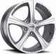 Momo Black Knight Silver 7 x 16 ET40 4 x 108 aluminium velgen