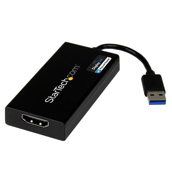 StarTech.com USB 3.0 naar 4K HDMI externe Multi-Monitor grafische videoadapter   DisplayLink gecertificeerd   Ultra HD 4K