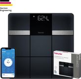 Beurer BF 450 Personenweegschaal - Digitaal - Lichaamsanalyse – Bluetooth® - 17 Meetwaarden – BMI, Lichaamsvet & Spiermassa – App-koppeling – Tegeldesign - Veiligheidsglas - 8 Gebruikers – 180 kg – 5 Jaar Garantie