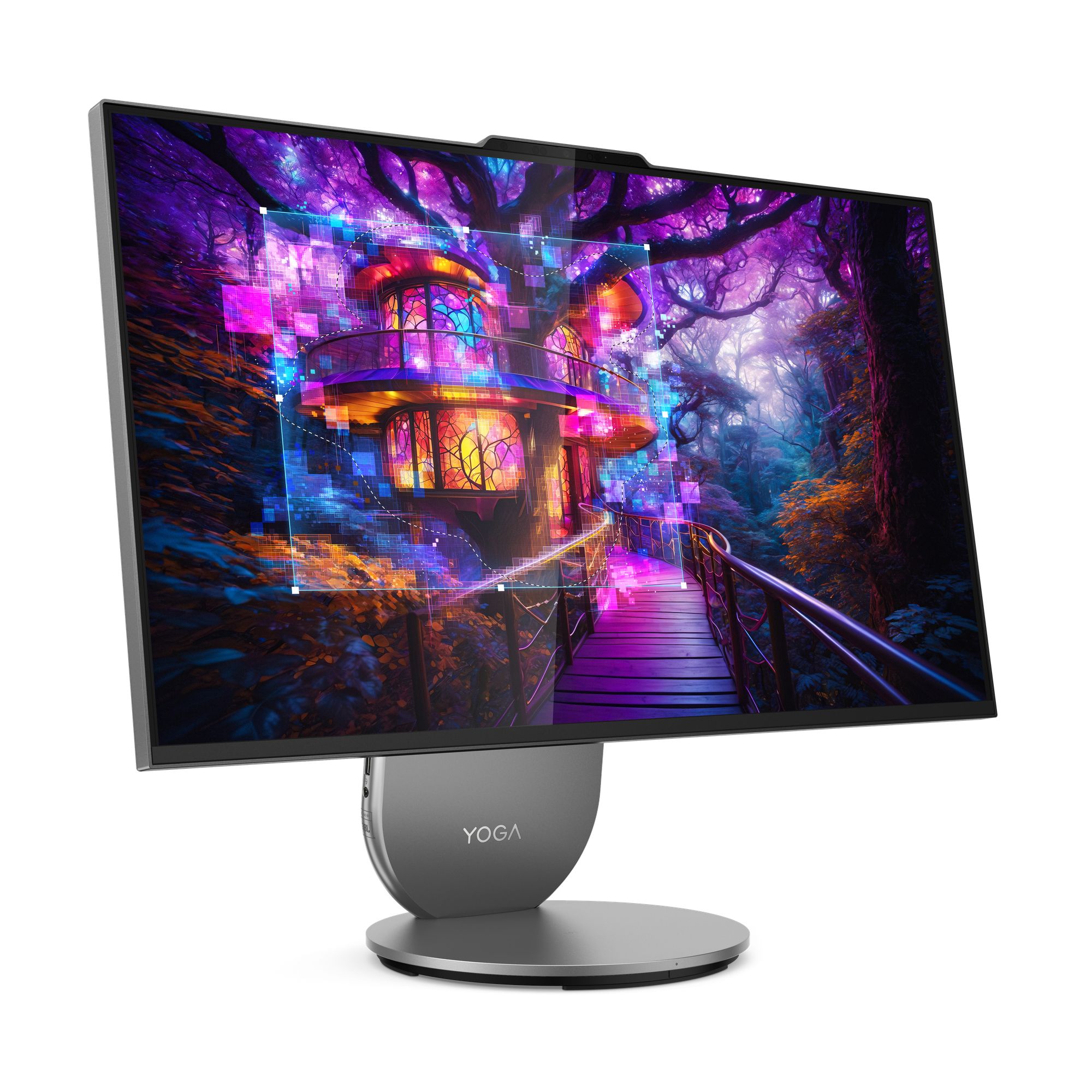 Lenovo Yoga AIO 27IAH10 Intel Core Ultra 7 255H 68,6 cm (27") Quad HD Grijs