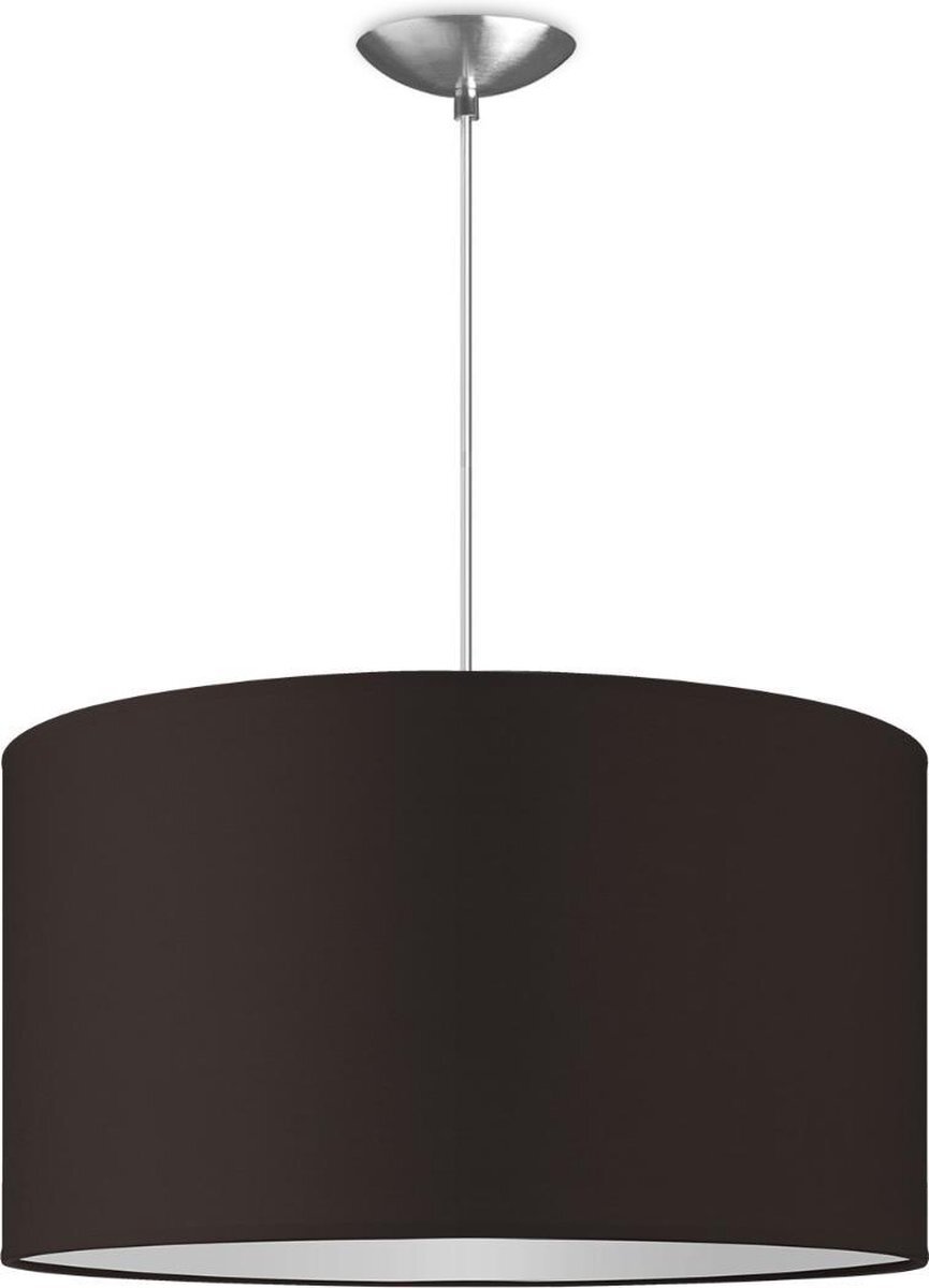 Home Sweet Home Hanglamp - - verlichtingspendel inclusief lampenkap - moderne pendellamp - 1 lichts - Ø 45 cm lengte 100cm - geschikt voor E27 LED lampe - bruin