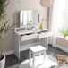 Parya Home Table de maquillage, blanc