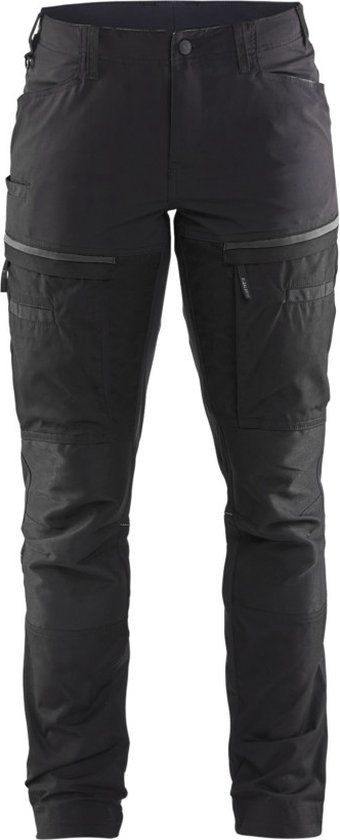 Blåkläder Servicewerkbroek met stretch voor dames 7166-1845 - Zwart/Donkergrijs - C44