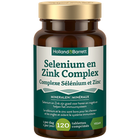 Holland & Barrett Selenium en Zink Complex - 120 tabletten