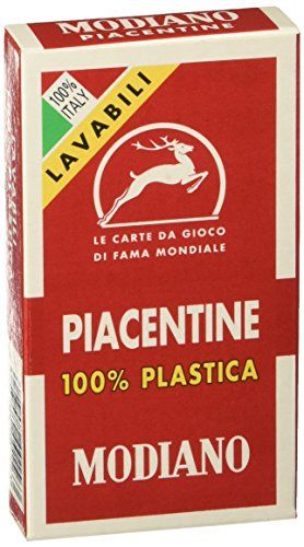 Modiano Piacentine 81/10 - Regionale speelkaarten - 100% kunststof
