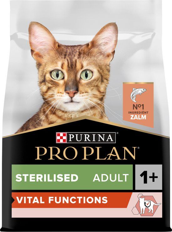 PRO PLAN Kat Sterilised Adult 1+ - Rijk aan Zalm - Kattenvoer - 1.5 kg
