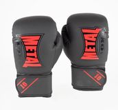 Metal Boxe Bokshandschoenen Starter Zwart/Rood 8 oz