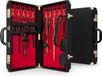 Bedroom Fantasies - Mallette de bondage 11 pièces - Cuir PU - Rouge