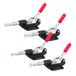 POWERTEC 4 PK Push Pull Toggle Clamp, 500 lbs houdcapaciteit, 305 cm Quick Release voor houtbewerking mallen en armaturen, Pocket Hole Jigs, lassen, CNC (20318-P4)