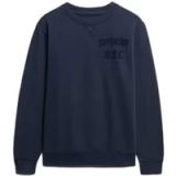 Superdry Vintage Athletic Tonal sweatshirt met ronde hals voor heren in de kleur lauren navy.