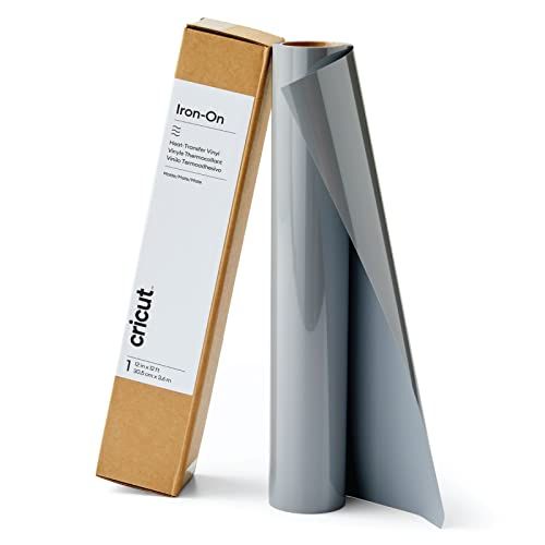 CRICUT Iron On - Grijs - 3,6m (12ft) - Heat Transfer Vinyl Roll (HTV) - voor gebruik met alle snijmachines