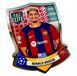 Topps Match Attax 2023/24 Tcg Carte. Sh 5 Ronald Araujo / Pro Elite Chrome Shield