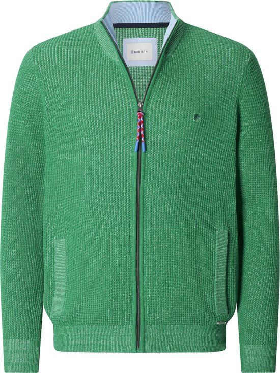 Babista heren Vest - 52/54 - groen - Katoen - Regular Fit