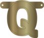 Folat Slingerletter Q 12,5 X 11 Cm Karton Goud
