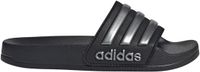 Adidas Adilette Shower Slippers Junior Zwart/Zilver