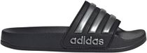 Adidas Adilette Shower Slippers Junior Zwart/Zilver