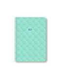 Letts of London By the Sea A6 week om dagboek 2025 te bekijken - Aquamarijn