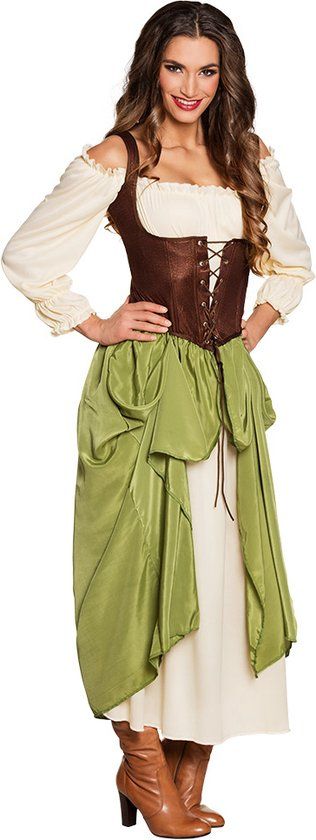 Boland Boerenmeisje Costume - Women - Size M - Medieval Theme