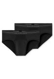 Schiesser 2PACK Rio-Slip Cotton Flex Heren Onderbroek Zwart
